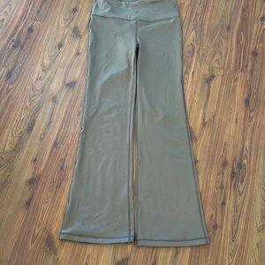 Velocity fleece lined Roxy flare pants size L top brown tan